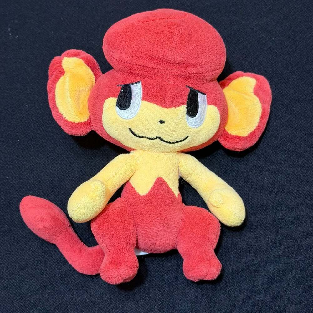 2010 Official Pokemon Center Pansear Plush Doll